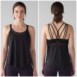 Lululemon Singlet Tank Black Size 2 STUNNING on
